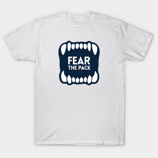 Fear the Pack T-Shirt by TeeWolves